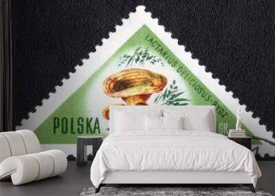 POLAND- CIRCA 1962: Wall mural