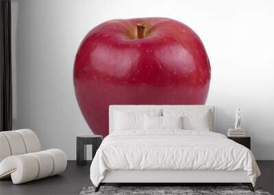 Red Apple isolated on transparent png Wall mural