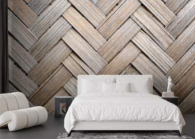 Bamboo Waves Patter for Texture Background Wall mural