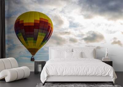 Hot Air Balloon Over the Sky Wall mural