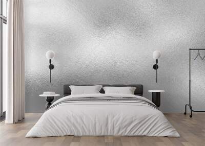 Silver foil texture background Wall mural