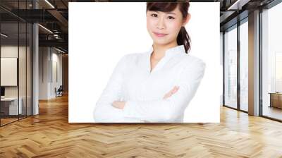 Asia business woman Wall mural