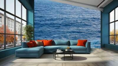 Blue Sea surface Wall mural