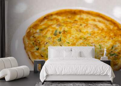 Dried radish egg omelette dish Wall mural