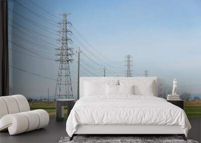 Power line Wall mural