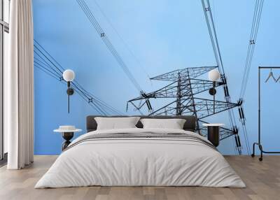 power transmission tower Wall mural