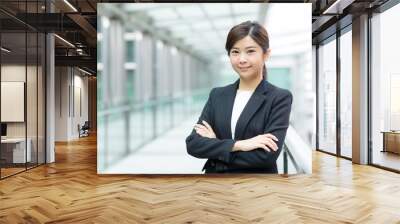 young businesswoman Wall mural