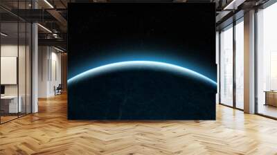 Rising planet Wall mural