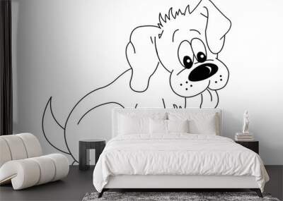 Dog Wall mural