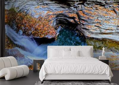 waterfall in park Wall mural