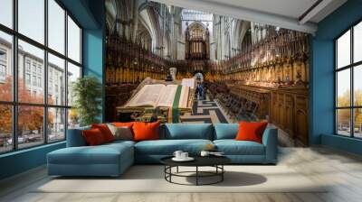 York Minster - The choir Wall mural