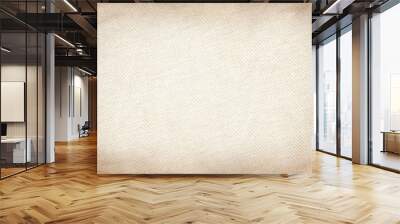 beige canvas texture. grunge horizontal background Wall mural