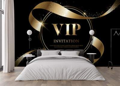 Luxury vip invitations and coupon backgrounds Wall mural