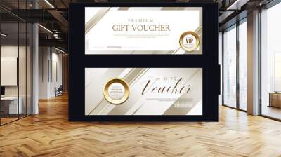 Luxury vip invitations and coupon backgrounds Wall mural