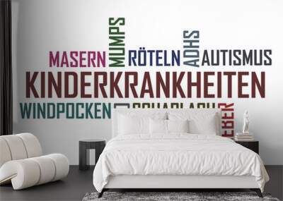 Kinderkrankheiten Wall mural