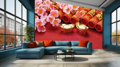 Chinese new year decoration Wall mural