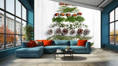 Christmas tree Wall mural