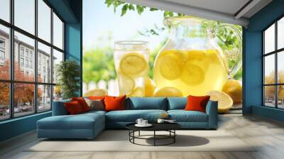 Citrus lemonade Wall mural