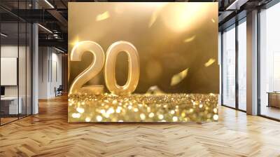 Happy New Year 2020 Wall mural