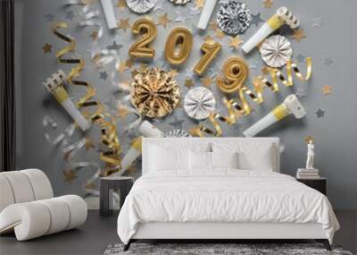 New year party Wall mural