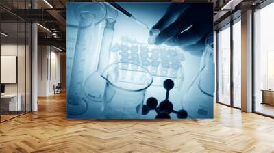 Science and medical research Wall mural