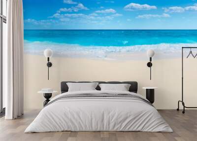 Summer beach and sea Wall mural