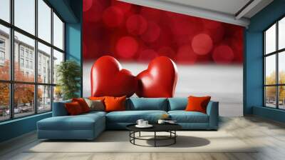 valentines heart for love Wall mural