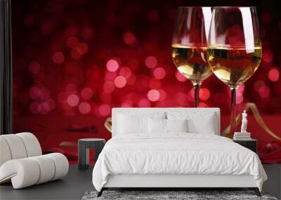 wine and rose Wall mural