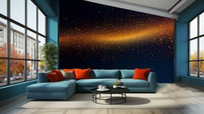 Featuring stunning soft bokeh lights and shiny elements. Abstract festive and new year background Wall mural