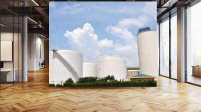 Oil storage tank Wall mural