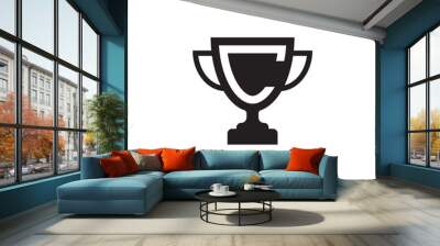 initial letter C logo trophy vector Wall mural