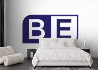 initial letter logo simple shape Wall mural