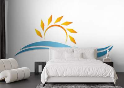 sunset Wall mural