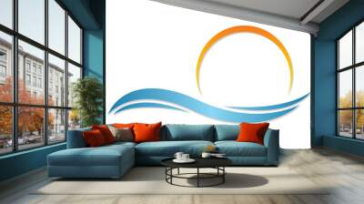 sunset Wall mural