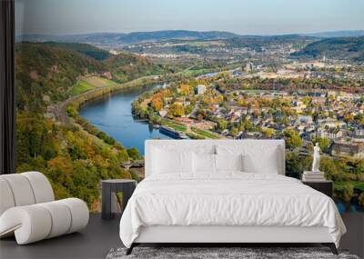 Autumn in Trier, the oldest city in Germany Wall mural