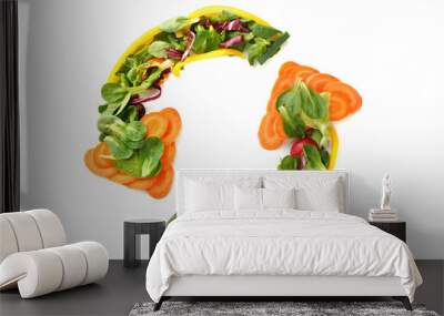 green circle Wall mural