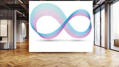 Stylized Infinity Sign Wall mural