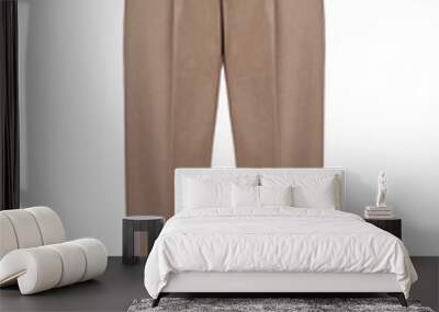 Front views of brown trousers Wall mural