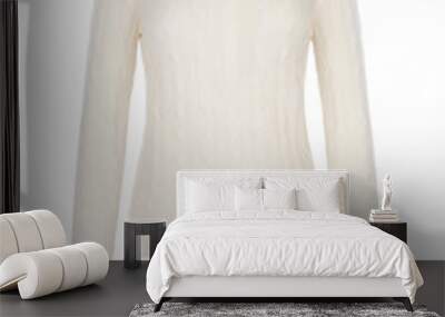 white women's sweatshirt Wall mural