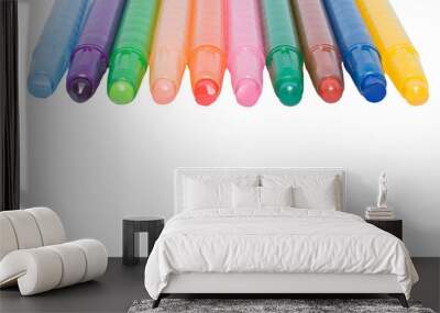 wax crayons Wall mural