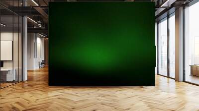 Grainy abstract ultrawide green lime emerald grass dark gradient premium background with concrete wall texture. Perfect for design, banner, wallpaper, template, art, creative projects, desktop Wall mural