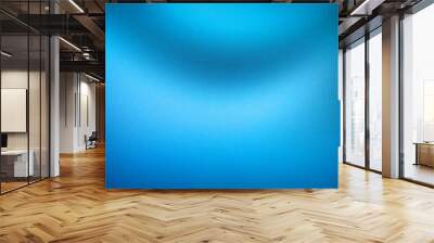 Vibrant blue gradient background with smooth transitions of light and dark shades. Ideal for digital designs, creative projects, and web layouts, adding a touch of calm and sophistication Wall mural