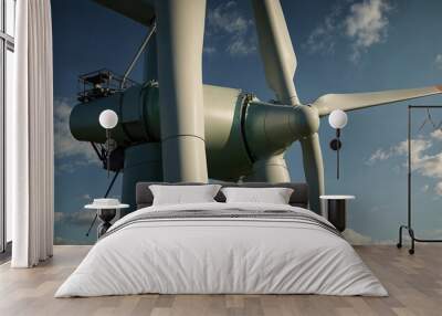 Wind turbine generator for green electricity production Wall mural