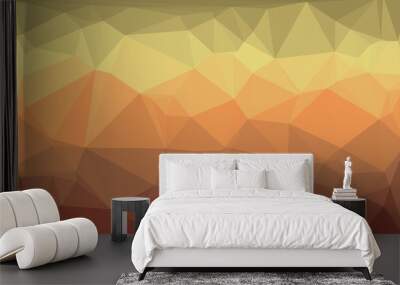 abstract colour vibrant creative prismatic background with polygonal pattern Wall mural