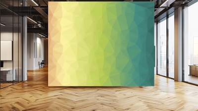 abstract colour vibrant creative prismatic background with polygonal pattern Wall mural