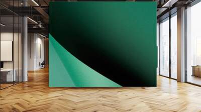 green abstract colored paper textured background Wall mural