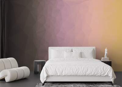 pastel purple grey background with poly pattern Wall mural