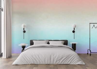 vibrant abstract colorful polygonal background Wall mural