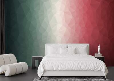 vibrant creative prismatic background with polygonal pattern Wall mural