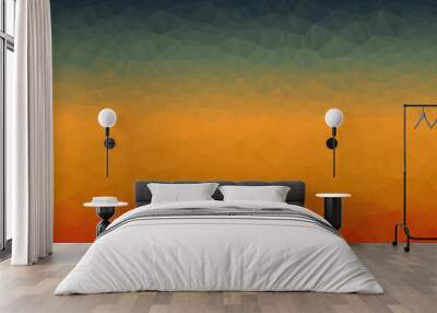 vibrant creative prismatic background with polygonal pattern Wall mural